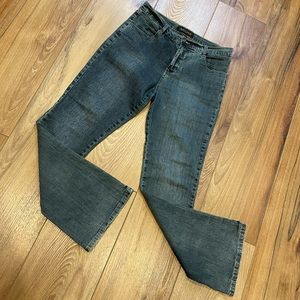 vintage Adolfo mid rise boot cut blue Jeans with stretch size 12